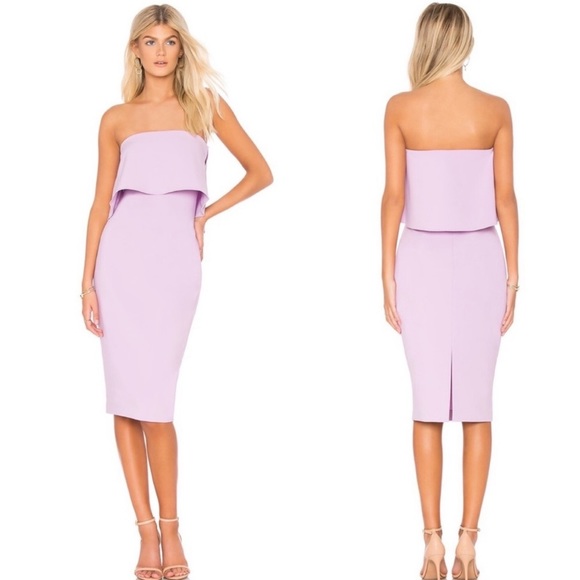 LIKELY | NEW WITH TAGS! Lilac Driggs Strapless Midi Dress Sz: 4! - Picture 1 of 7